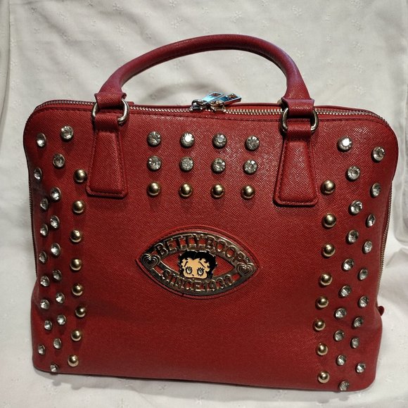 Betty Boop Handbags - Betty Boop Red Satchel